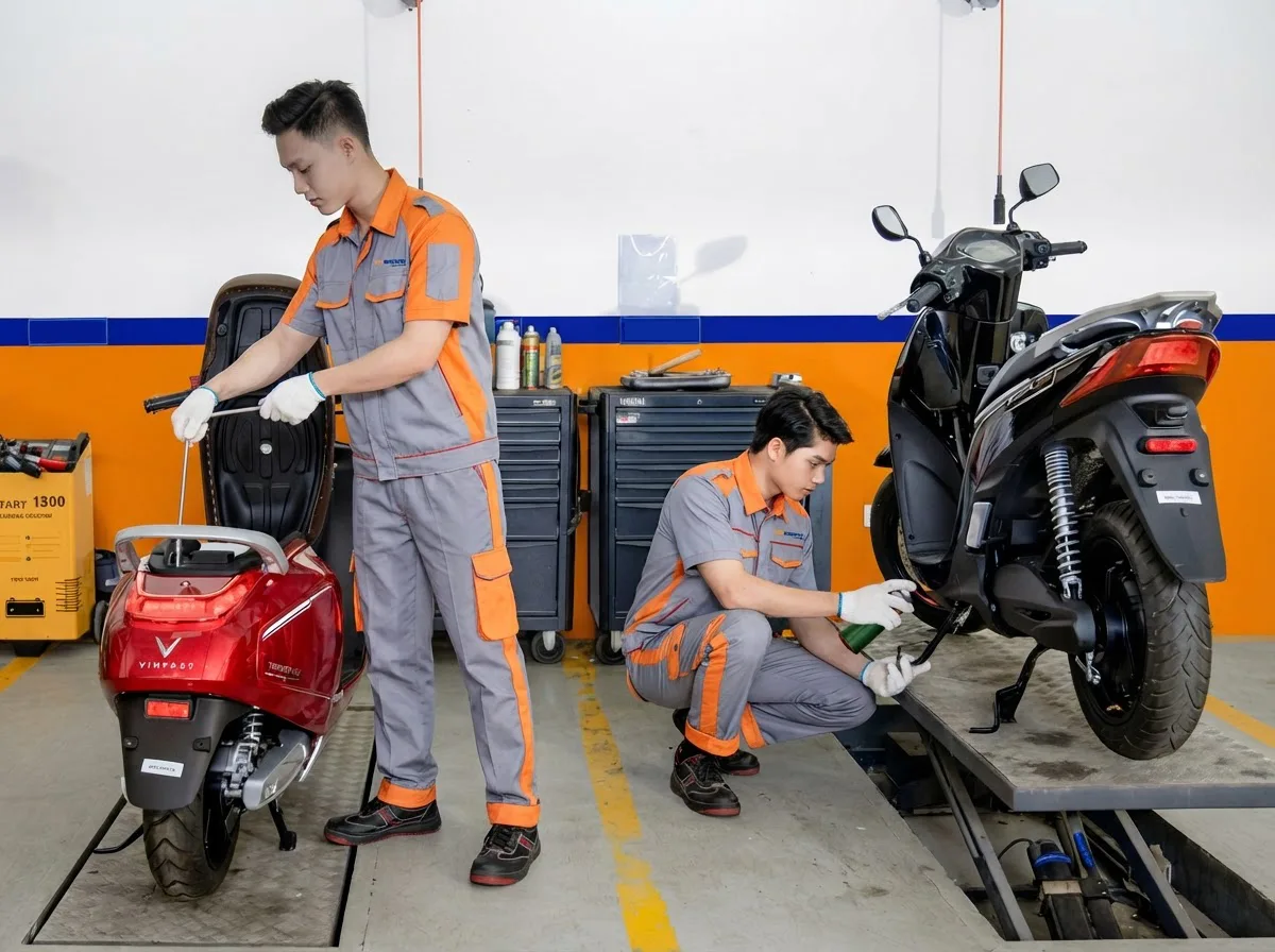 Được độc quyền làm trạm dịch vụ cho các hãng xe điện lớn